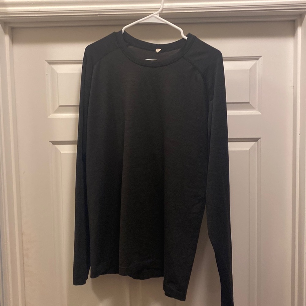 Mens Lulu long sleeve in black, Size- XL